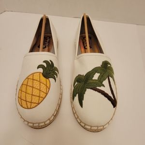 Circus Sam Edelman leni 28 pineapple palm women's slip on shoes size 9